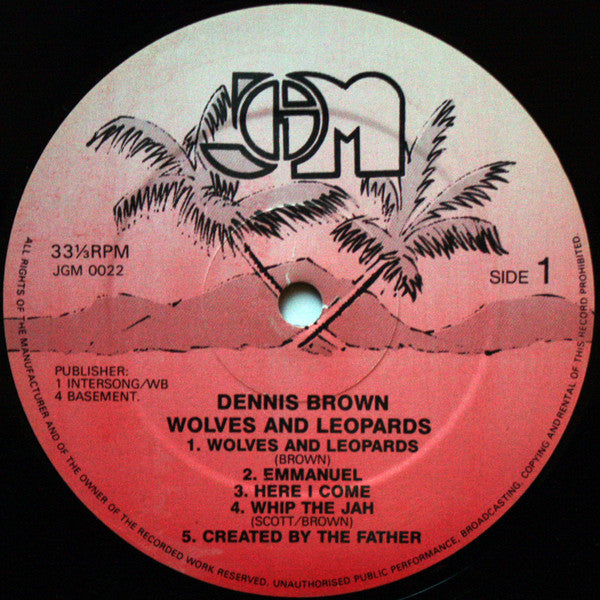 Dennis Brown : Wolves + Leopards (LP, Album)