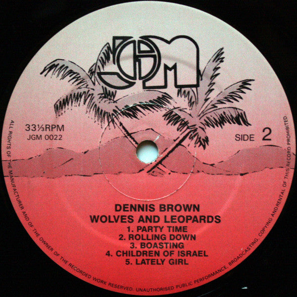 Dennis Brown : Wolves + Leopards (LP, Album)