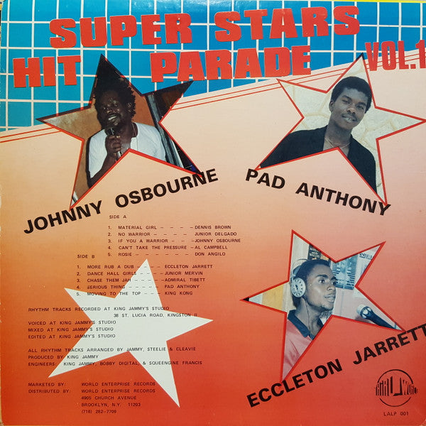 Various : Super Stars Hit Parade Vol. 1 (LP, Comp)