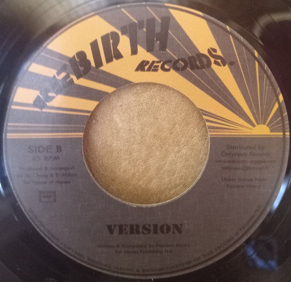 Pablo Moses : Blood Money (7", RE)