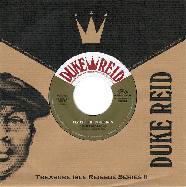 Dennis Alcapone With Tommy McCook Allstars : Teach The Children / Wake Up Jamaica (7", Single, RE)