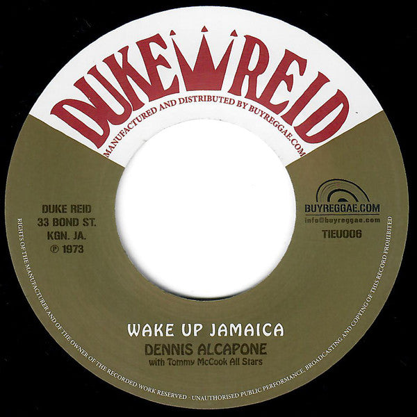 Dennis Alcapone With Tommy McCook Allstars : Teach The Children / Wake Up Jamaica (7", Single, RE)