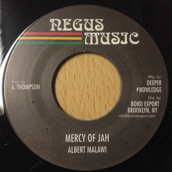 Albert Malawi : Mercy Of Jah (7")