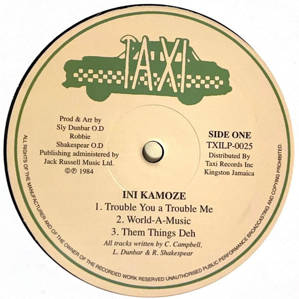 Ini Kamoze : World A Music (LP, MiniAlbum, RE)