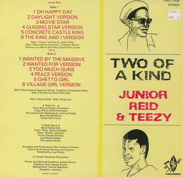 Junior Reid & Teezy : Two Of A Kind (LP)