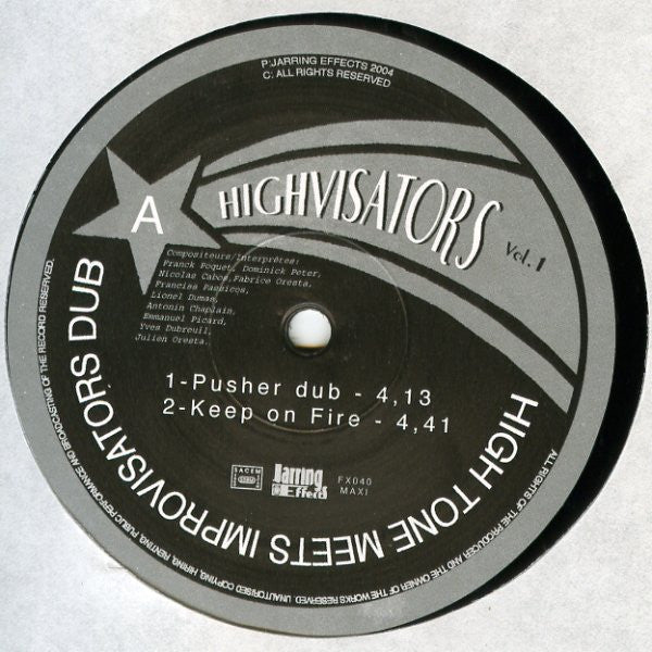 Highvisators : High Tone Meets Improvisators Dub : Highvisators Vol. 1 (12", Ltd, Smplr)