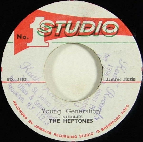Karl Bryan / The Heptones : A House Is Not A Home / Young Generation (7")