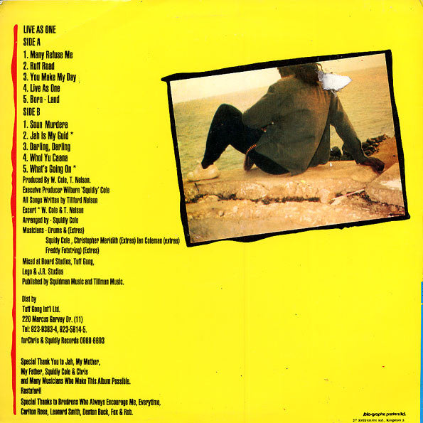 Tilly (7) : Live As One (A Rastaman's Experience) (LP, Album)