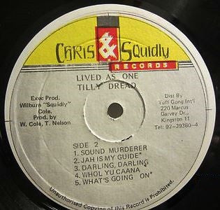 Tilly (7) : Live As One (A Rastaman's Experience) (LP, Album)