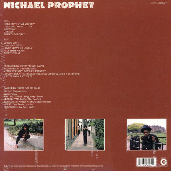 Michael Prophet : Michael Prophet (Gunman) (LP, Album, RE)
