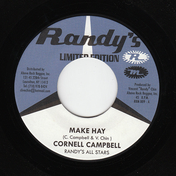 Cornell Campbell / Randy's All Stars : Make Hay / Sam The Fisherman (7", Single, Ltd, M/Print, RE)