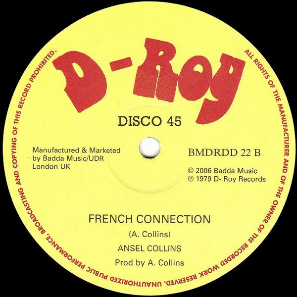 Maisha* & Ansel Collins / Ansel Collins : Night Doctor / French Connection (12", RE)