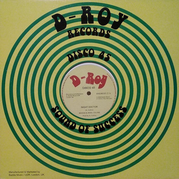 Maisha* & Ansel Collins / Ansel Collins : Night Doctor / French Connection (12", RE)