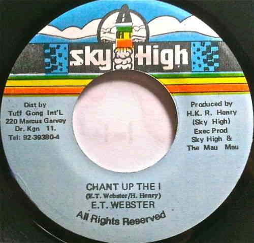 E.T Webster : Chant Up The I (7")