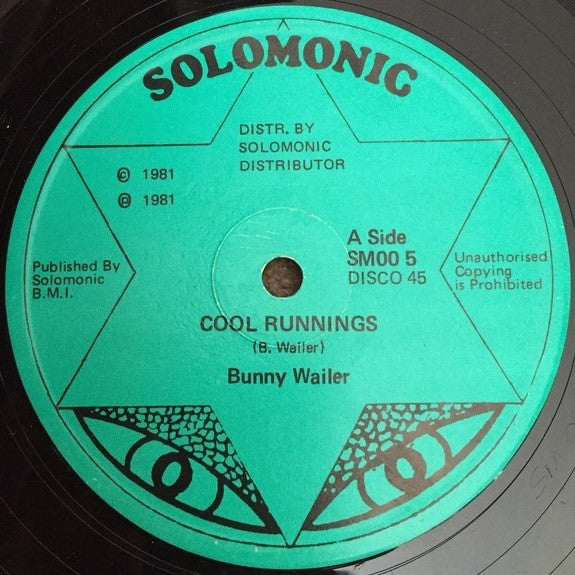 Bunny Wailer : Cool Runnings (12", Single)