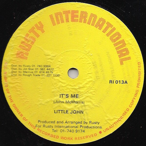 Little John / Papa Benji : It's Me / London Ah Fe Mi City (12")