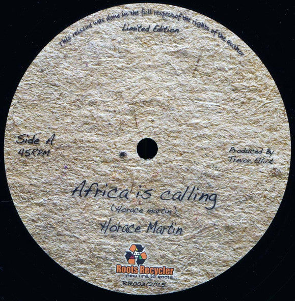 Horace Martin : Africa Is Calling (12", Ltd, RE)