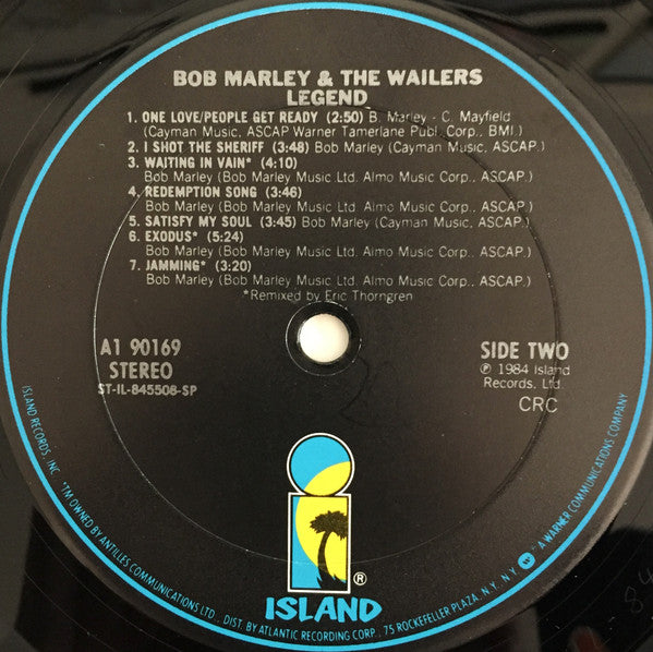 Bob Marley & The Wailers : Legend: The Best Of Bob Marley And The Wailers (LP, Comp, Club, RE, Col)