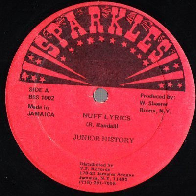 Junior History : Nuff Lyrics (12")