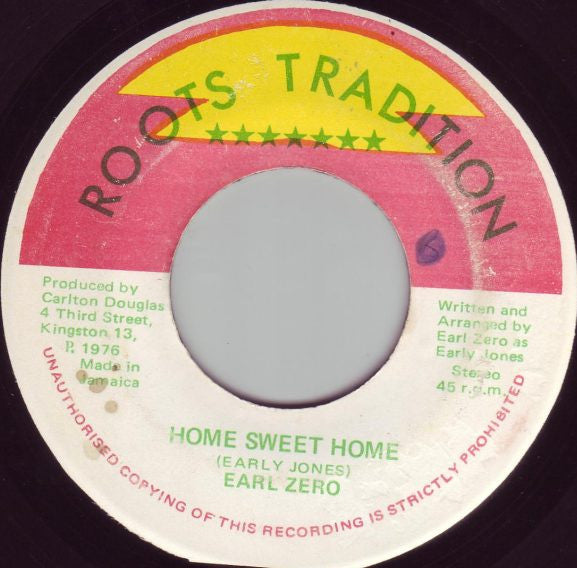 Earl Zero : Home Sweet Home (7")