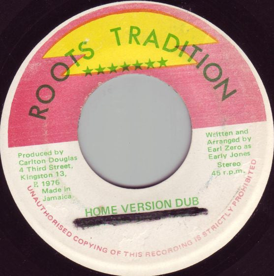 Earl Zero : Home Sweet Home (7")