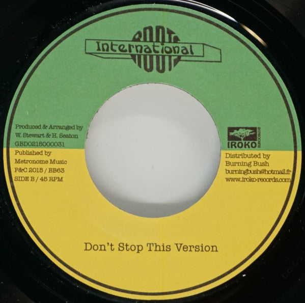 Delano Stewart* : Stop This War (7")