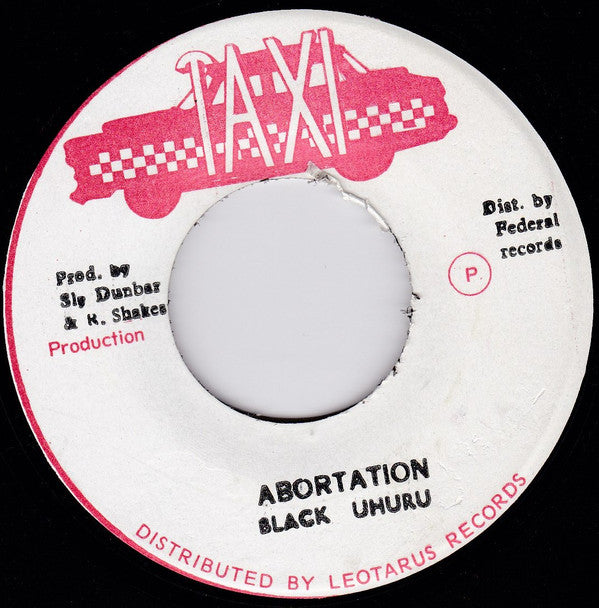 Black Uhuru : Abortation (7")