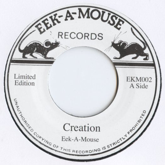 Eek-A-Mouse : Creation (7", Single, RE, Lar)