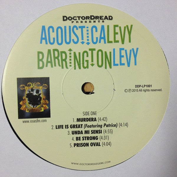 Barrington Levy : Acousticalevy (LP, Album, Ltd)