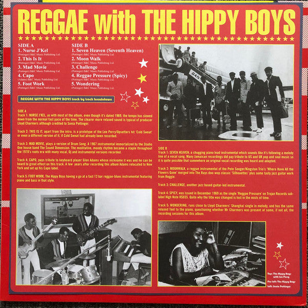 The Hippy Boys : Reggae With The Hippy Boys (LP, Ltd, RE, Red)