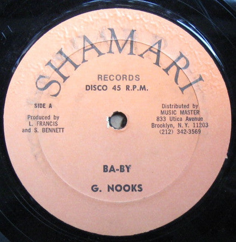George Nooks : Ba-by  (12")