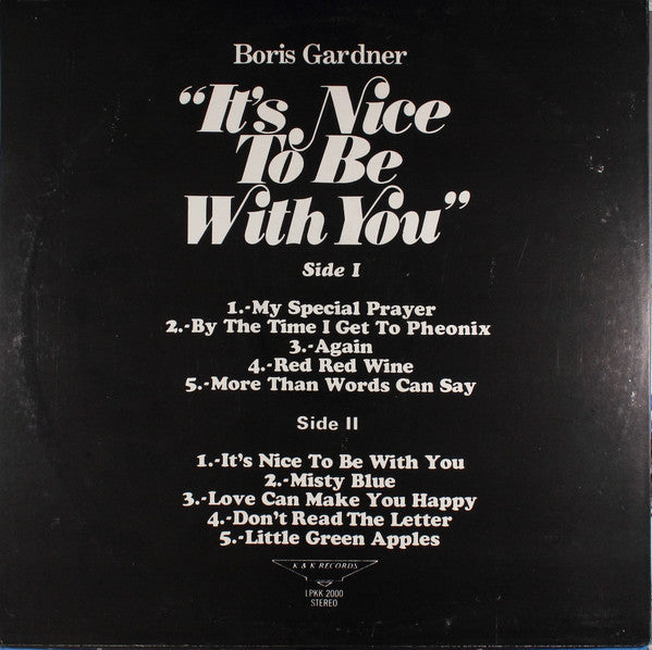 Boris Gardiner : It's Nice To Be With You (LP)