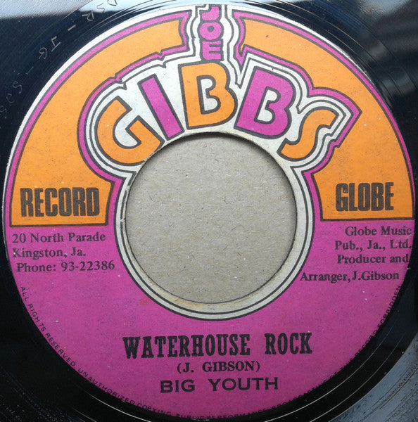Big Youth : Chuky No Lucky / Waterhouse Rock (7")