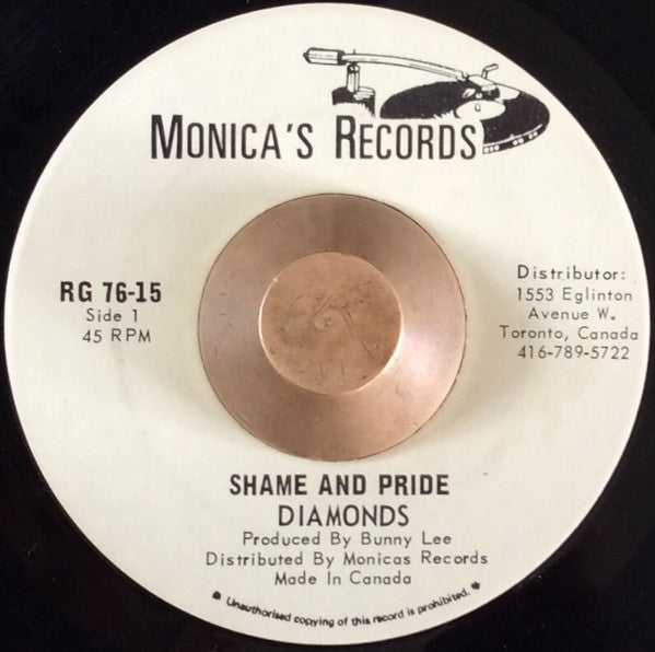 The Mighty Diamonds / Shenley Duffus : Shame And Pride / To Be Your Lover (7", Single)
