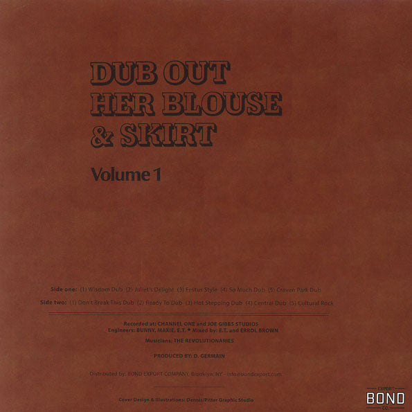 The Revolutionaries : Dub Out Her Blouse & Skirt Vol. 1 (LP, Album, RE)