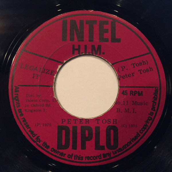 Peter Tosh : Legalize It (7", Single)