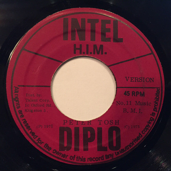 Peter Tosh : Legalize It (7", Single)
