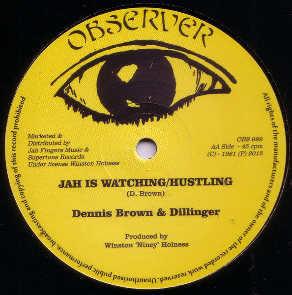 英12” Gregory Isaacs / Dennis Brown & Dillinger Rock On Murder Observer Style / Jah Is Watching / Hustling NONE Observer /00250 Buy Gregory Isaacs / Dennis Brown & Dillinger : Rock On