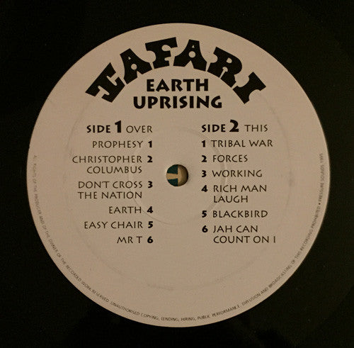 Little Roy : Tafari Earth Uprising (LP, Comp)