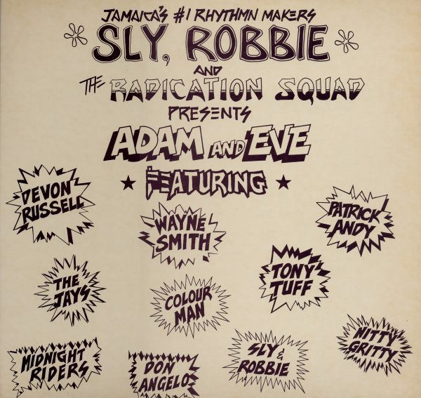 Various : Sly, Robbie & The Radication Squad Present Adam And Eve (LP, Comp)