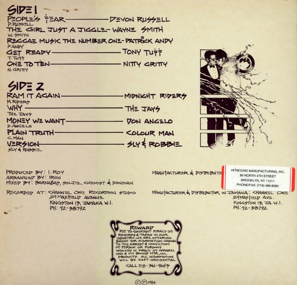 Various : Sly, Robbie & The Radication Squad Present Adam And Eve (LP, Comp)