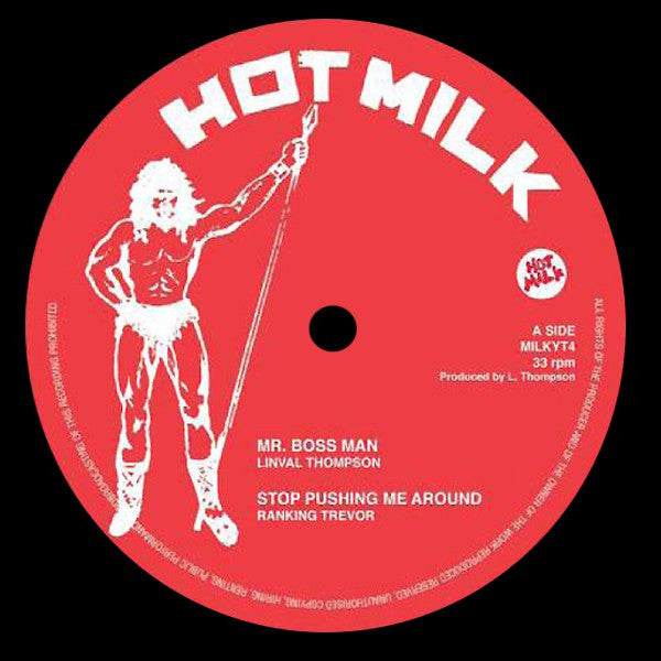 Linval Thompson, Ranking Trevor : Mr Boss Man / Stop Pushing Me Around / Curfew / Morning Curfew (12")