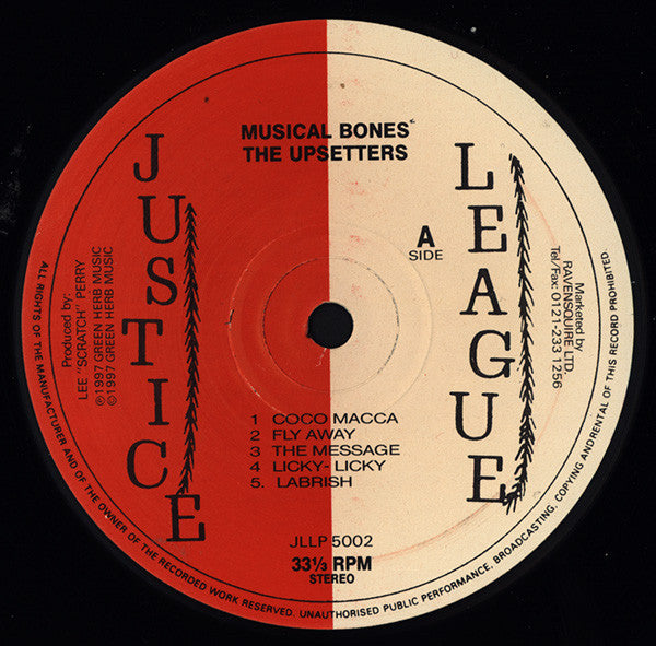 Lee Perry & The Upsetters : Musical Bones (LP, Album, RE)