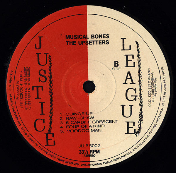 Lee Perry & The Upsetters : Musical Bones (LP, Album, RE)