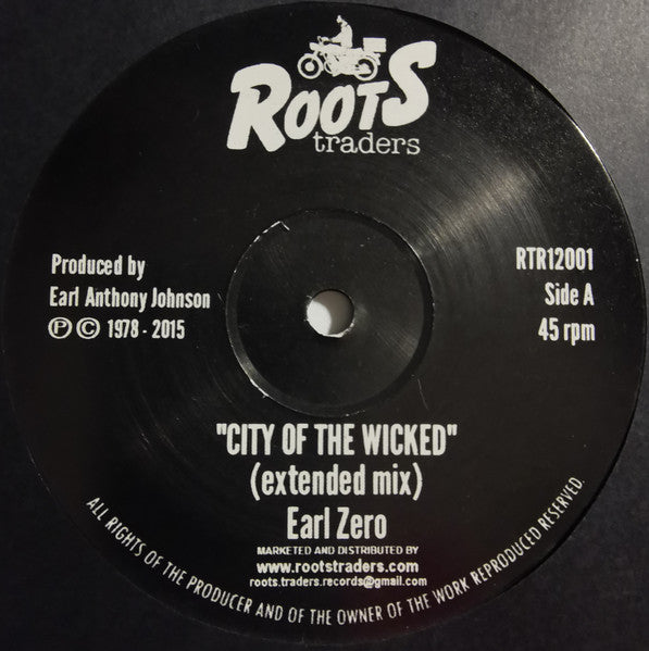 Earl Zero, The Simeons : City Of The Wicked (12", RE, RM)