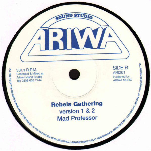 MC Soom-T / Mad Professor : Junk Food /  Rebels Gathering  (12")