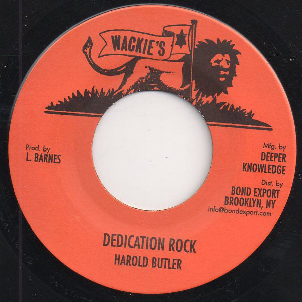 Jerry Harris / Harold Butler : We Got To Live Better / Dedication Rock (7", RE)