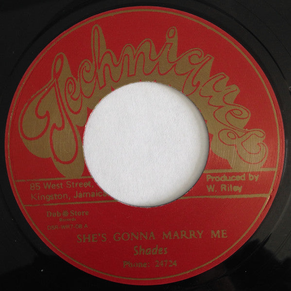 Shades (8) : She's Gonna Marry Me / Never Gonna Give You Up (7", RE)