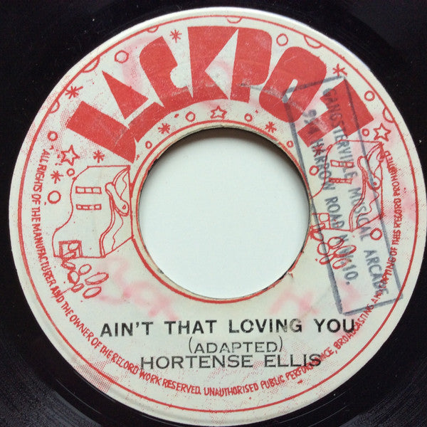 Hortense Ellis : Ain't That Loving You (7", Single)
