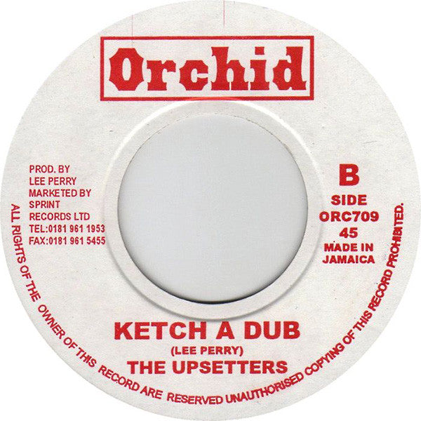Devon Irons / The Upsetters : Ketch Vampire / Ketch A Dub (7", RE)